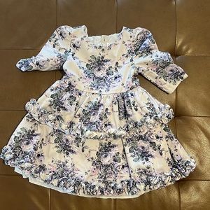 Janie and Jack Purple Floral Dress